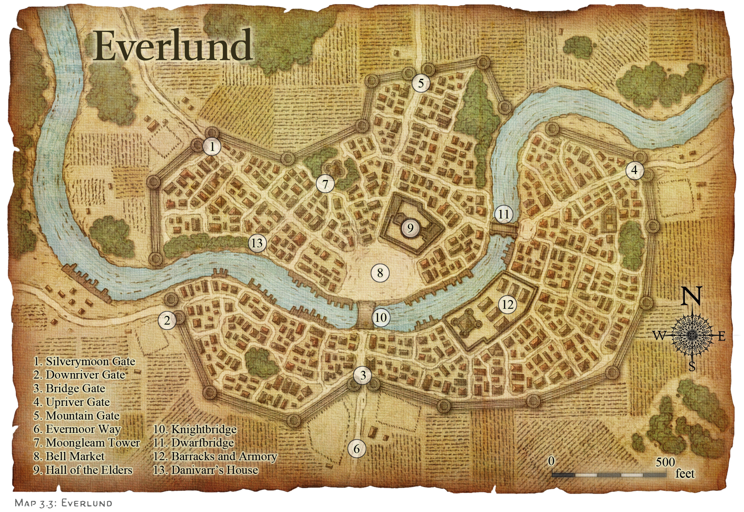 Everlund Map